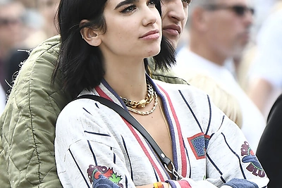 Anwaras Hadidas ir Dua Lipa 2019 m. liepą / „Scanpix“ nuotr.