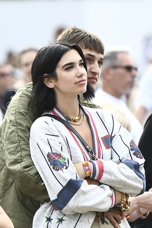 Anwaras Hadidas ir Dua Lipa 2019 m. liepą / „Scanpix“ nuotr.