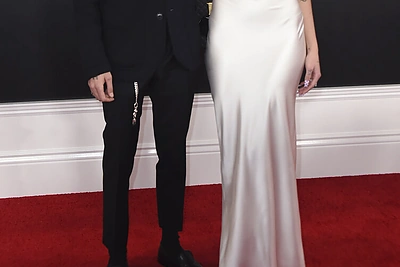 Anwaras Hadidas ir Dua Lipa / „Scanpix“ nuotr.