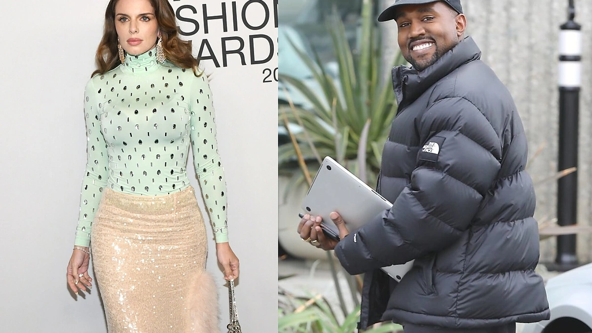 Kanye Westas ir Julia Fox / „Scanpix“ nuotr.