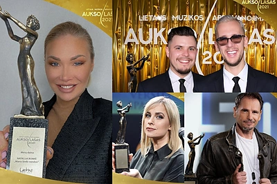Išdalinti apdovanojimai „Aukso lašas 2021“: tarp laureatų – N.Bunkė, M.Mikutavičius ir „Žemaitukai“