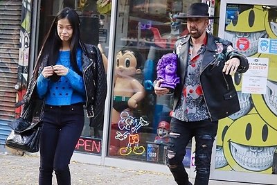 Nicolas Cage'as ir Riko Shibata / „Vida Press“ nuotr.