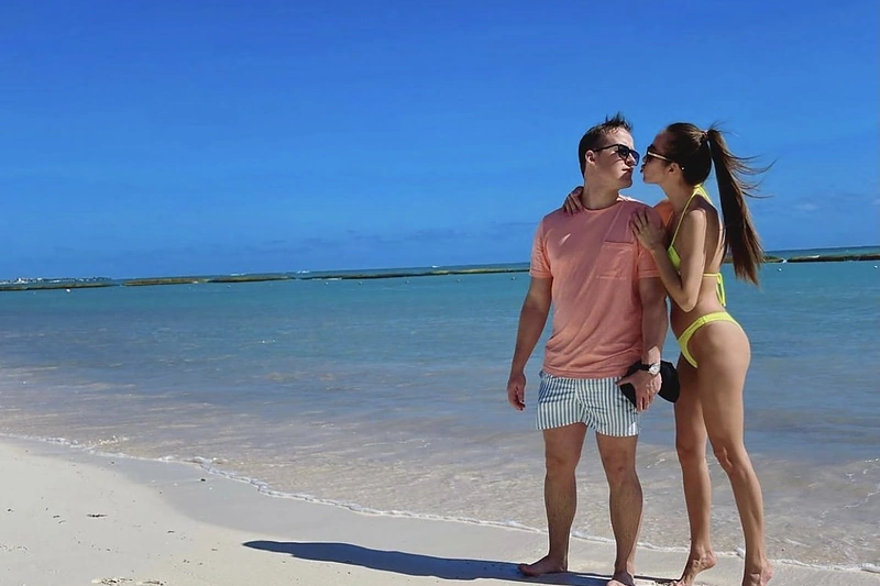 Viktorija Siegel su Laurynu Suodaičiu / Asmeninio albumo nuotr.