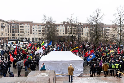 Sausio 13-ąją – protestas prie Seimo / Žygimanto Gedvilos nuotr.