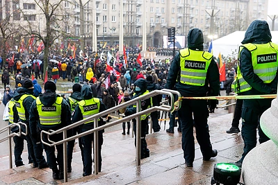 Sausio 13-ąją – protestas prie Seimo / Žygimanto Gedvilos nuotr.