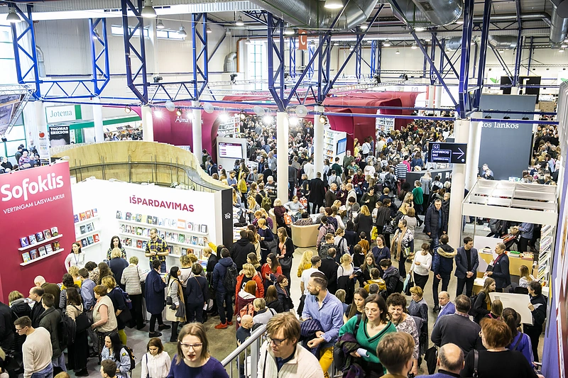 Akimirka iš 2020 m. Knygų mugės