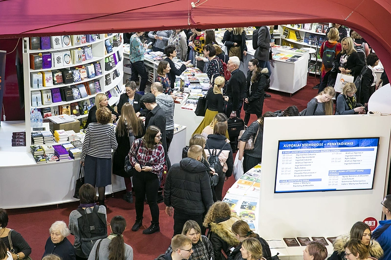 Akimirka iš 2020 m. Knygų mugės