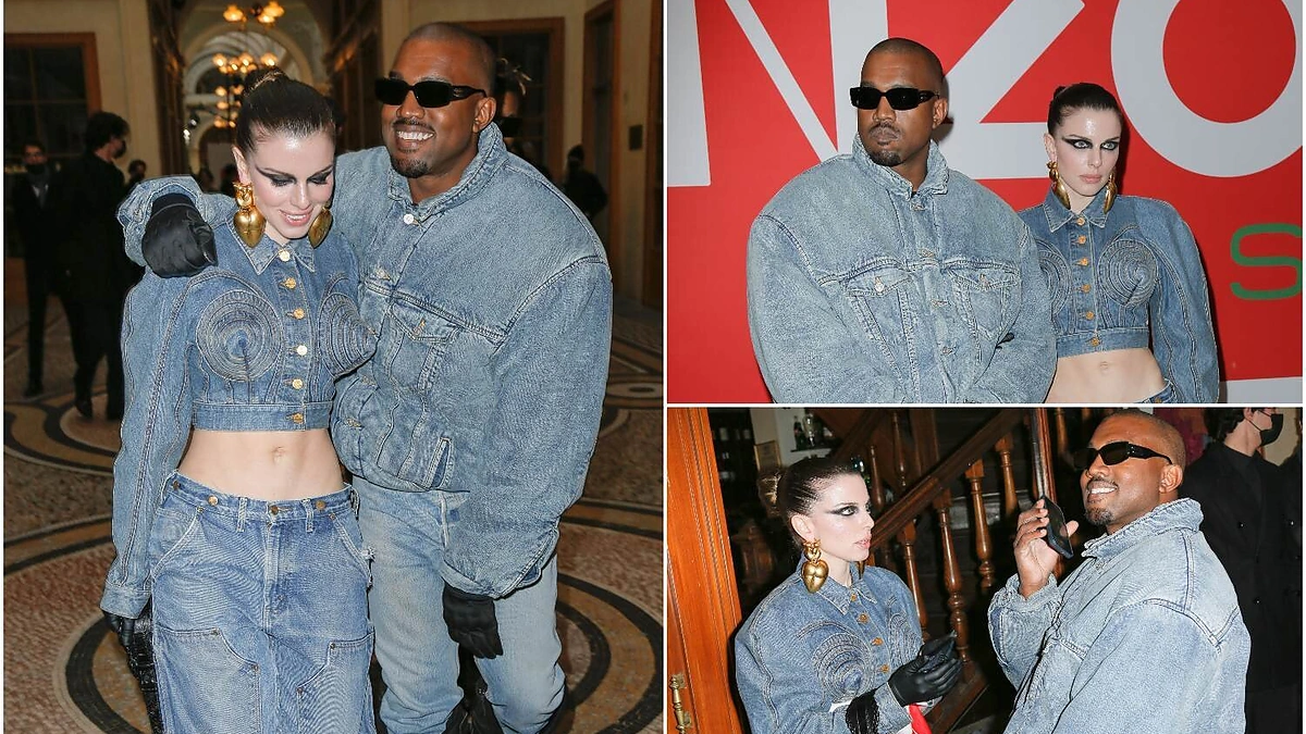 Kanye Westas ir Julia Fox / Scanpix nuotr.