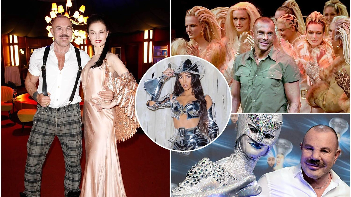 Thierry Mugleris ir Kim Kardashian / Scanpix nuotr.