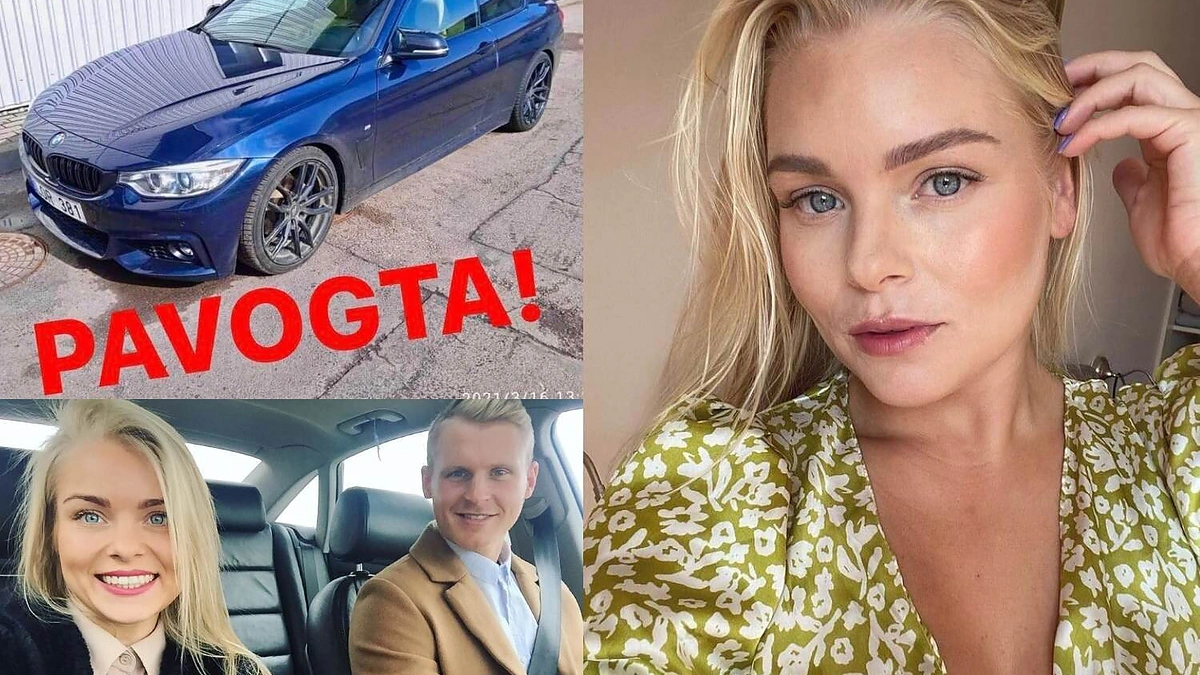 Iš papuošalų kūrėjos Marijos Šalaševičienės pavogtas BMW automobilis / Socialinių tinklų nuotr.