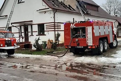 Sudegė Adelės Karaliūnaitės žolelių cechas / Asmeninio albumo nuotr.