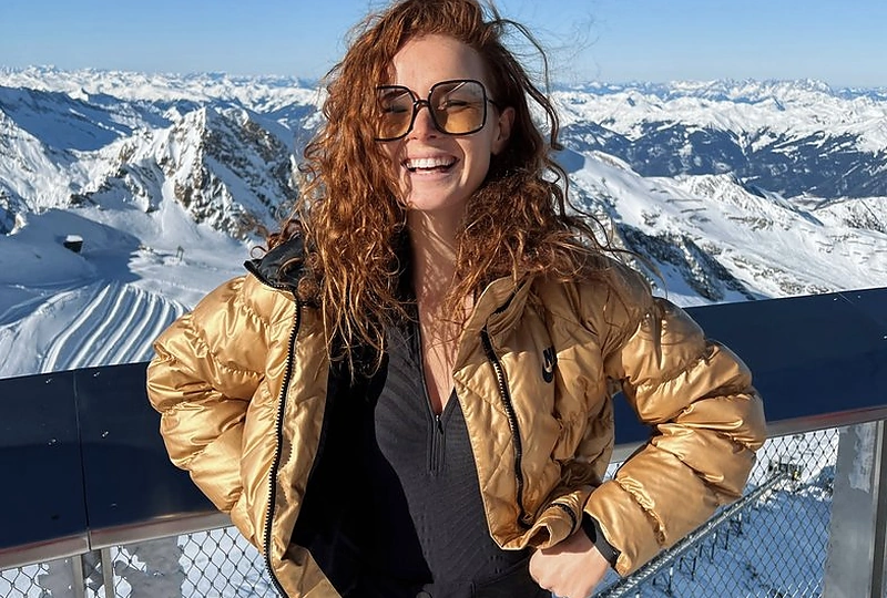 Dalios Belickaitės atostogos Austrijos kalnuose / Asmeninio albumo nuotr.