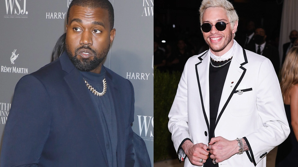 Kanye Westas ir Pete'as Davidsonas / „Vida Press“ nuotr.