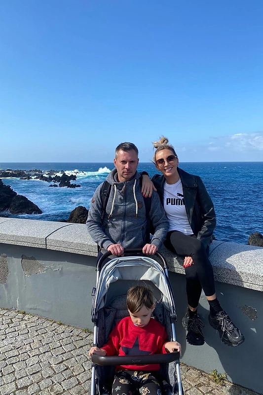 Gerdos Žemaitės šeimos atostogos Madeiroje / Asmeninio albumo nuotr.