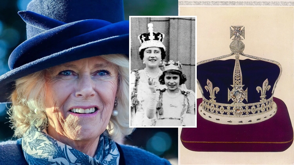 Hercogienė Camilla ir Elizabeth II motinos karūna / „Vida Press“ nuotr.