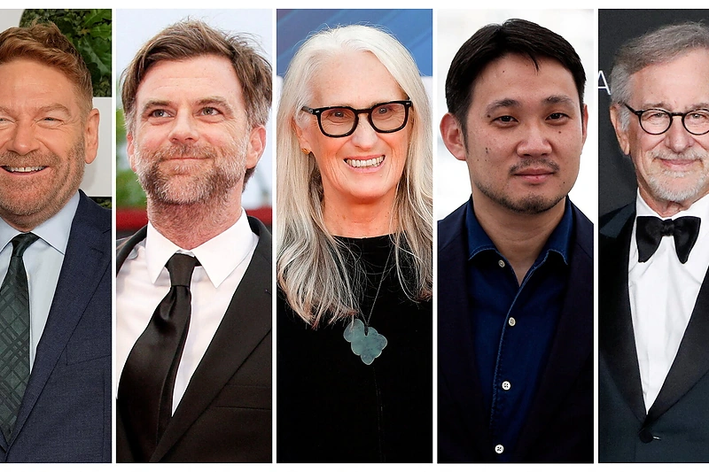 2022 m. „Oskarų“ geriausio režisieriaus nominacija: Kennethas Branaghas, Paulas Thomas Andersonas, Jane Campion, Ryusuke Hamaguchi ir Stevenas Spielbergas / Scanpix nuotr.
