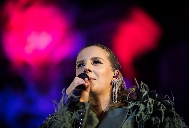 Ievos Narkutės koncerto „Meilės nutylėjimai“ akimirka / Martyno Vitėno nuotr.