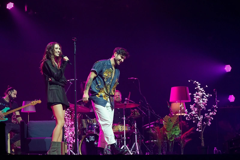 „Meilės kliošo“ koncerto akimirka / Nendrės Žilinskaitės nuotr.