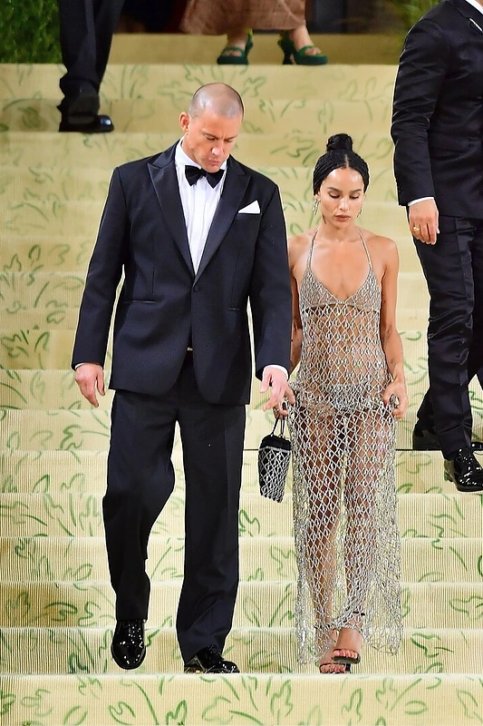Channingas Tatumas ir Zoë Kravitz „Met Gala“ pokylyje / Vida Press nuotrauka
