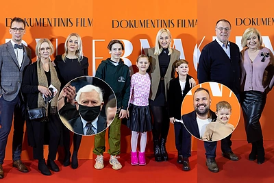 Vilniuje – filmo „Kernagis“ premjera: raudonu kilimu žengė ir šeima, ir kviestiniai svečiai