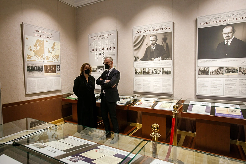 Vasario 16-osios Akto ekspozicija / Eriko Ovčarenko nuotr.