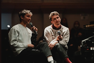 Gabrielės Vilkickytės koncerto akimirka / Manto Repečkos nuotr.