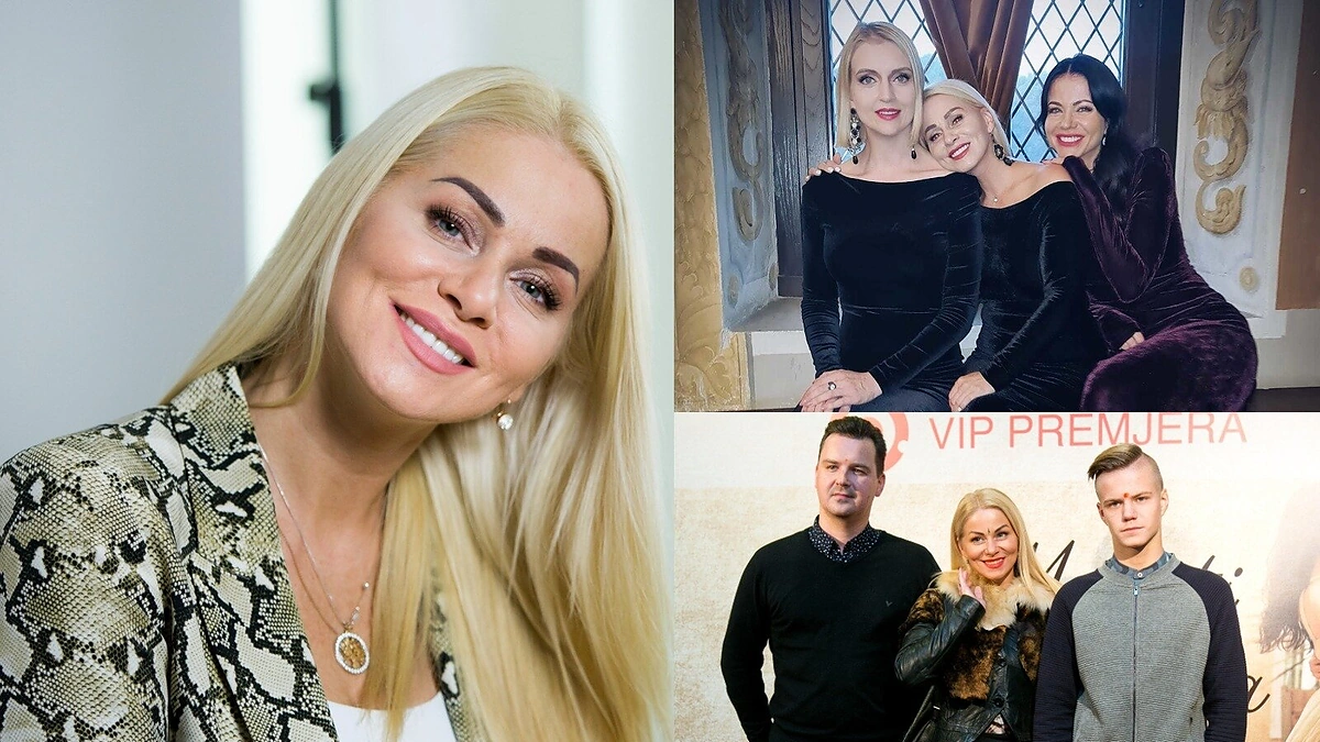 Vaida Genytė su scenos kolegėmis ir šeima