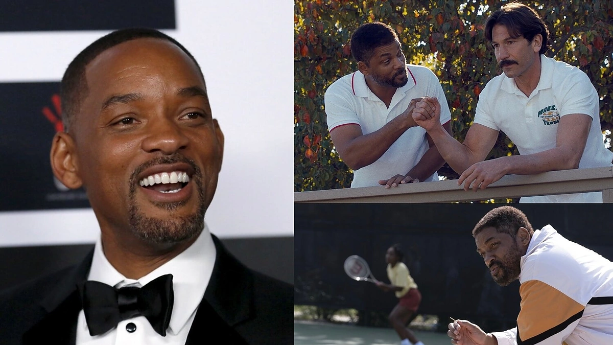 Willas Smithas filme „Williams metodas“ / Stop kadras