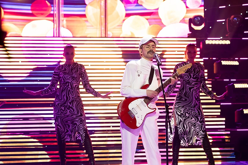 Austėja Lukaitė įkūnijo „Portugal. The man“ / Svetlanos Bolnienės nuotr.