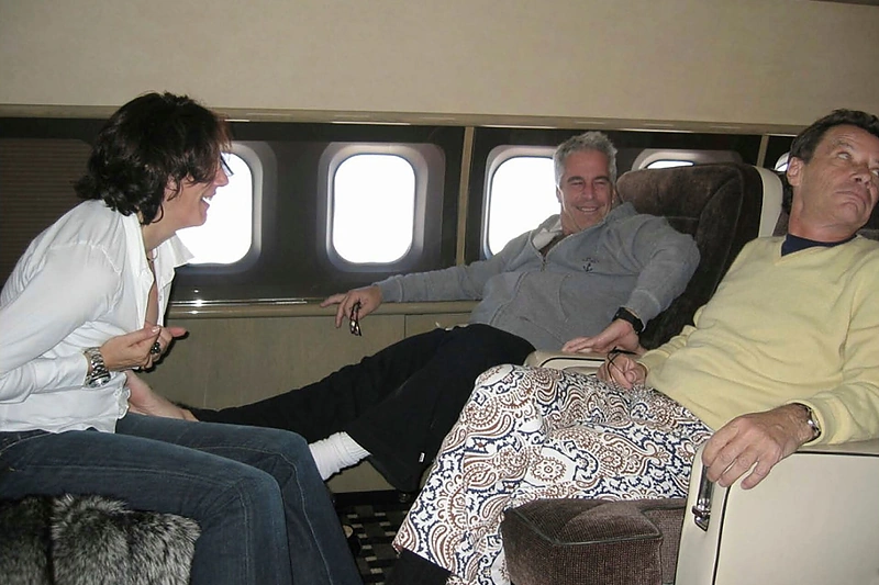 Jeanas-Lucas Brunelis ir Jeffrey Epsteinas / „Scanpix“ nuotr.