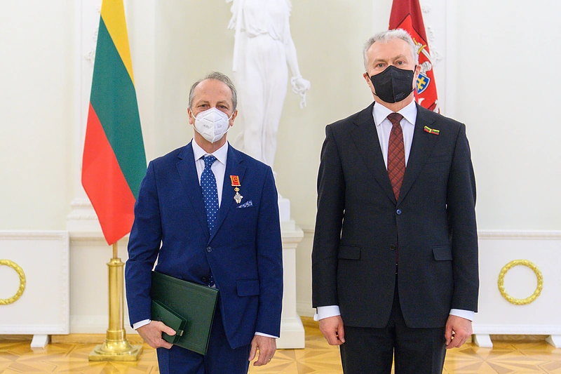 Krzysztofas Pastoras ir Gitanas Nausėda / Roberto Dačkaus nuotr.