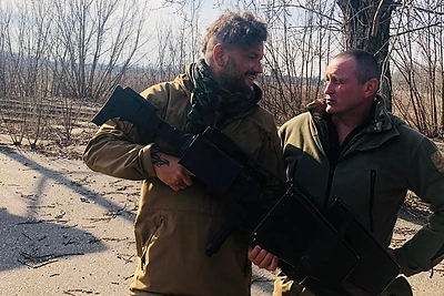 Dominyko Kubiliaus ir jo kolegų apsilankymas Ukrainoje / Asmeninio albumo nuotr.