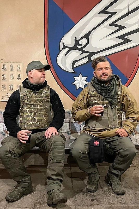 Dominyko Kubiliaus ir jo kolegų apsilankymas Ukrainoje / Asmeninio albumo nuotr.