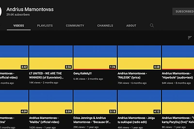 Lietuvos muzikantai „Youtube“ kelia Ukrainos vėliavą