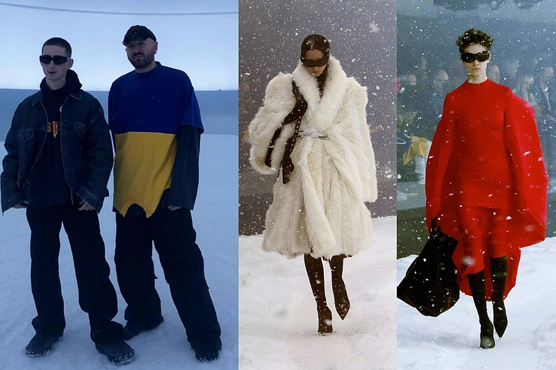 Tokio kolekcijos pristatymo dar nebuvo: „Balenciaga“ skyrė jautrią poemą karo draskomai Ukrainai