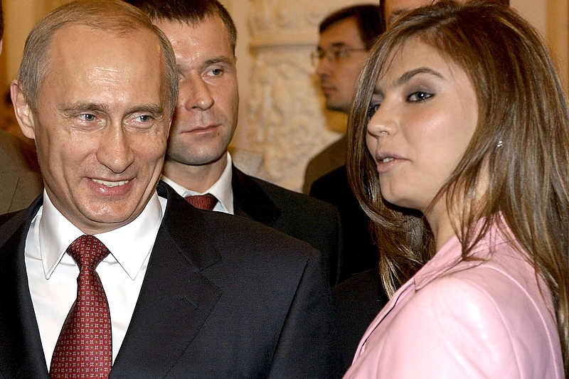 Vladimiras Putinas ir Alina Kabajeva / Scanpix nuotr.