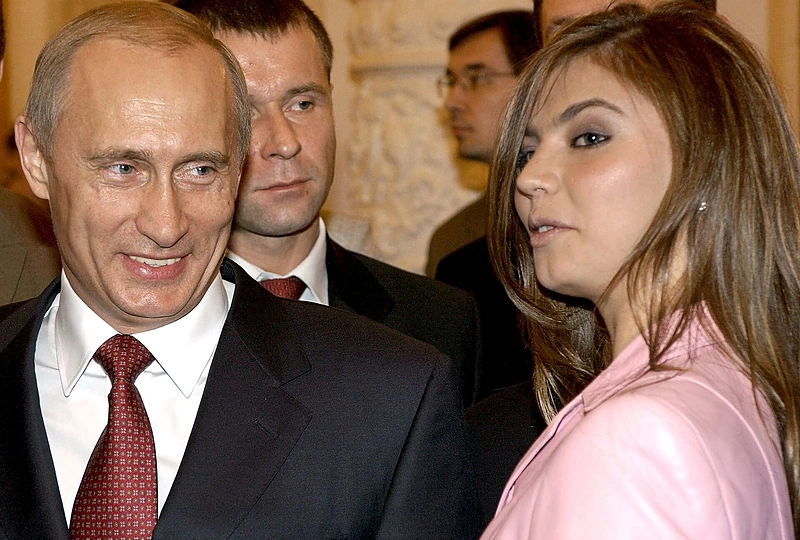 Vladimiras Putinas ir Alina Kabajeva / Scanpix nuotr.