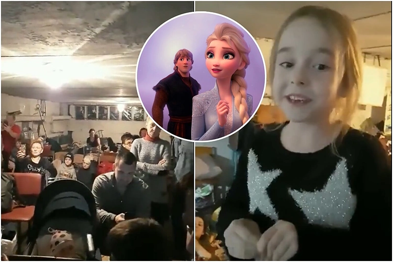 Slėptuvėje ukrainietės Amelios sudainuota „Let it go“ tapo interneto hitu: verkė ir vyrai, ir moterys