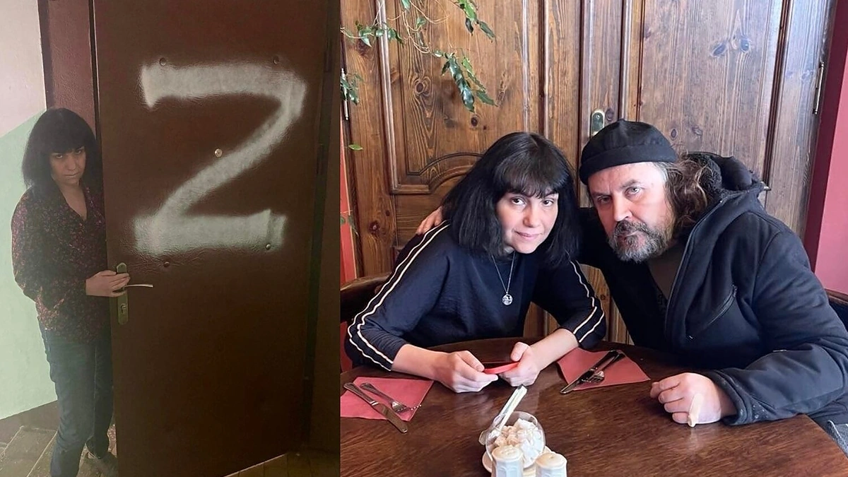 Marina Davydova ir Oskaras Koršunovas / Socialinių tinklų nuotr.