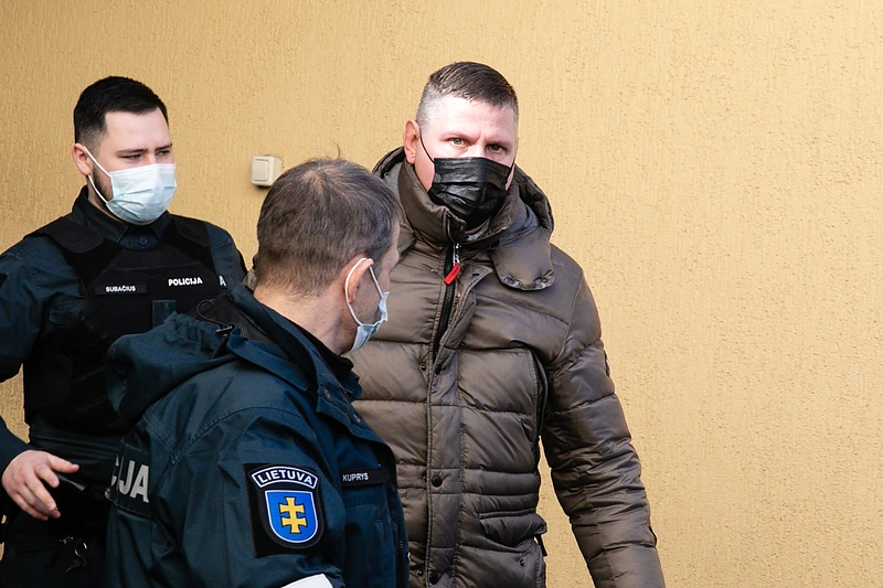 Vilius Šiliauskas teisme. / Teodoro Biliūno / BNS nuotr.