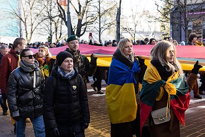 Eitynės „Nepriklausomybės atkūrimo kelias“ / Pauliaus Peleckio nuotr.