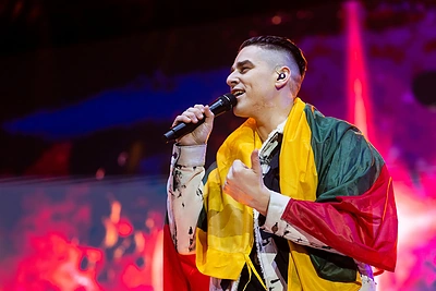 Vienybės ir solidarumo su Ukraina akcija „Laisvė šviečia“ / Irmanto Gelūno nuotr.