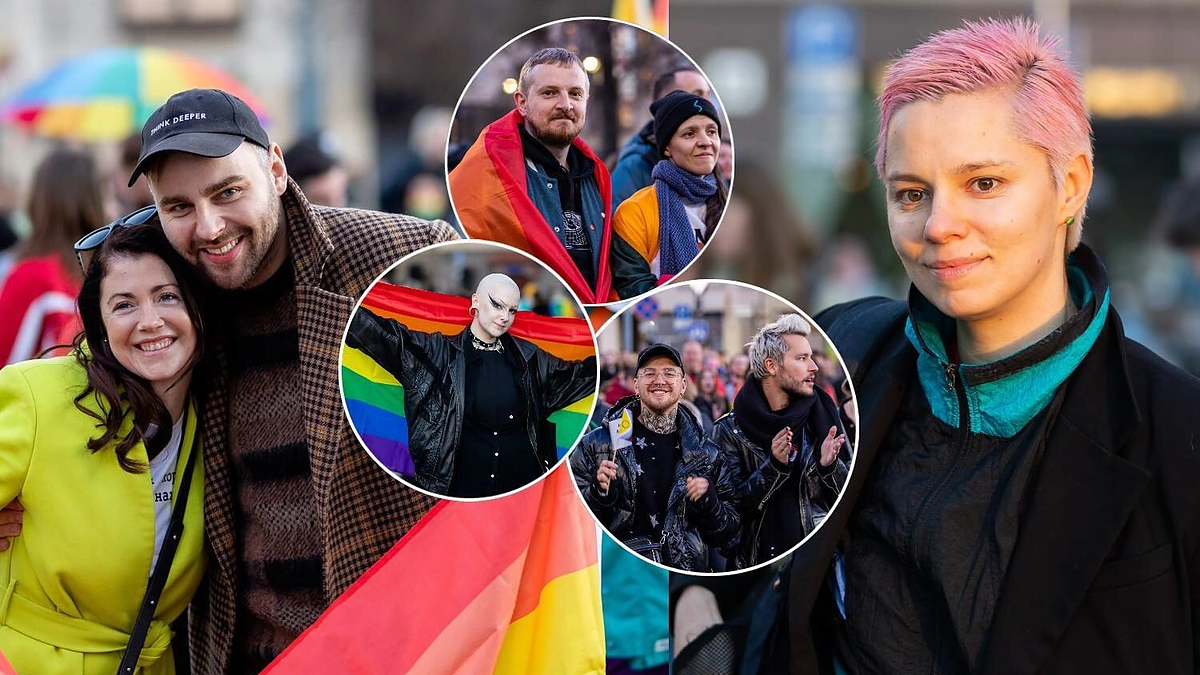 Akcijos „Už partnerystę ir lygybę visiems Lietuvoje!“ akimirkos / Luko Balandžio nuotr.