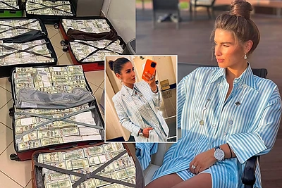 Ukrainos magnato žmona A.Kotvitska įkliuvo pasienyje: lagaminuose – milijonai grynųjų