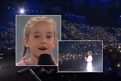 Ukrainietė Amelia iš slėptuvės stojo prieš areną Lenkijoje: magišką akimirką – tūkstančiai žiburių