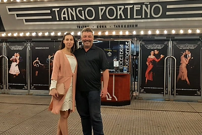 Eduardo Šlekys Gimenez ir Monika Parniauskaitė / Asmeninio albumo nuotr.