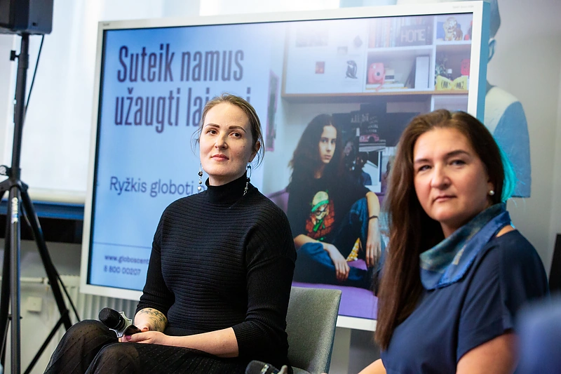 Globėja Eglė Vaitkevičienė ir dr. edukologė Austėja Landsbergienė / M.Mikulėno nuotr.