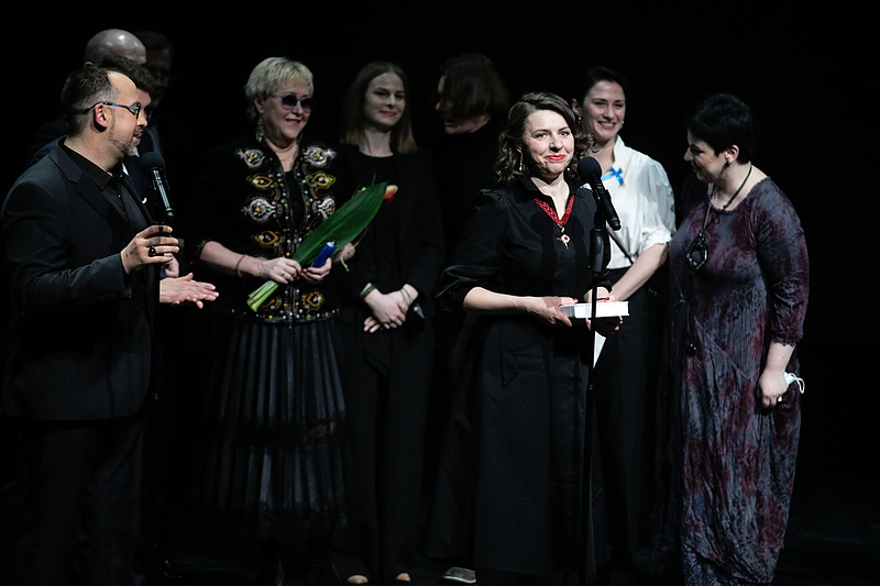 „Auksinių scenos kryžių“ apdovanojimų ceremonija / T.Biliūno / BNS nuotr.