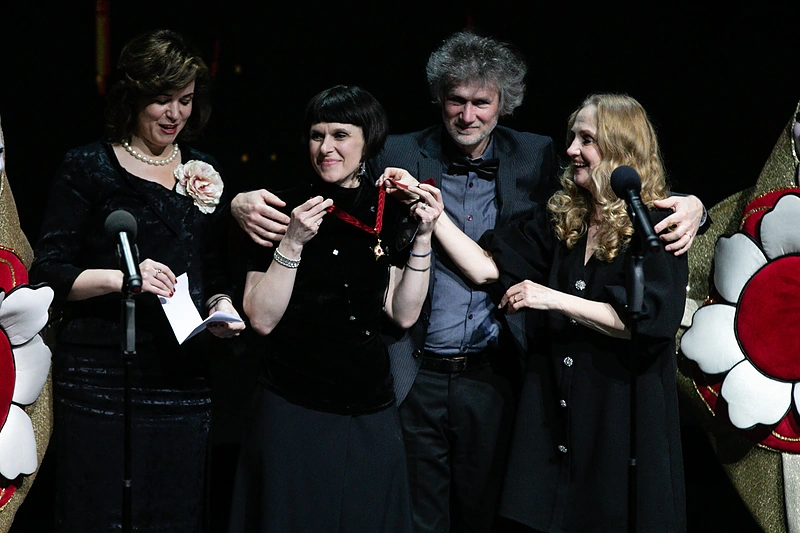 „Auksinių scenos kryžių“ apdovanojimų ceremonija / T.Biliūno / BNS nuotr.