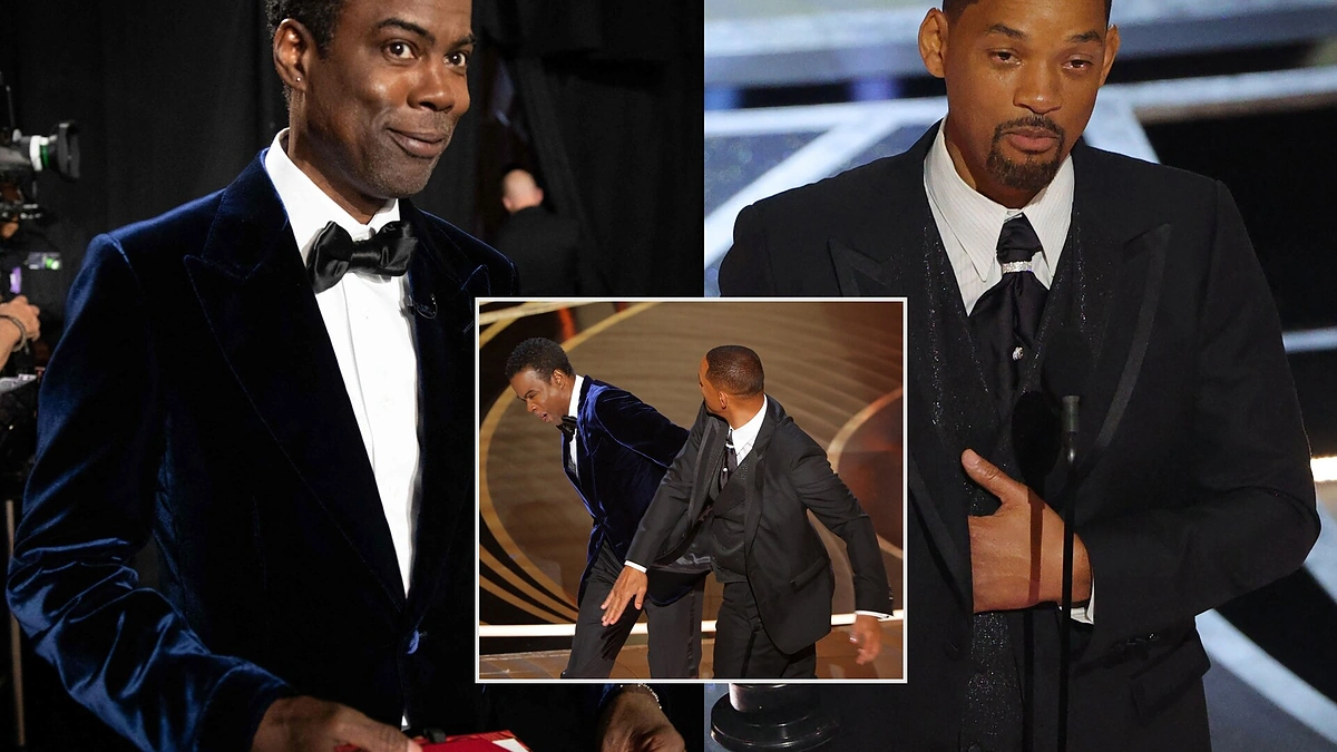 Willas Smithas vožtelėjo komikui Chrisui Rockui / Scanpix nuotr.